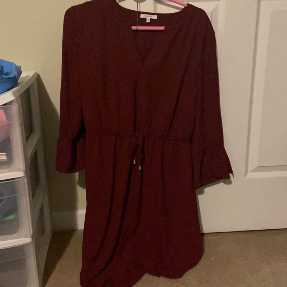 Maurices maroon dress, size M